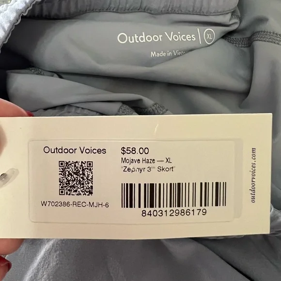 Outdoor Voices Zephyr 3" Skort Size XL - Picture 6 of 9